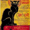 Torchon "La Tournée du Chat Noir"