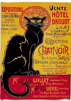 Torchon "La Tournée du Chat Noir"