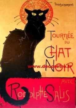 Torchon "La Tournée du Chat Noir"