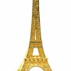 Tour Eiffel dorée sur support
