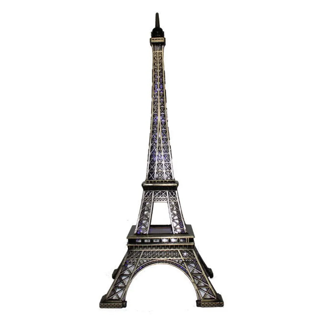 Tour Eiffel lumineuse et scintillante - 6 couleurs LED