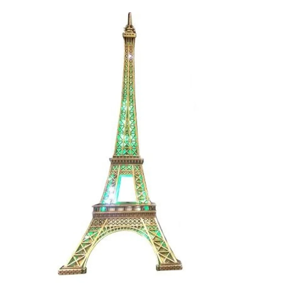 Tour Eiffel lumineuse et scintillante - 6 couleurs LED