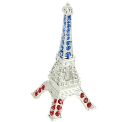 Tour Eiffel strass tricolor