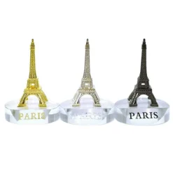 Tour Eiffel sur un support en verre