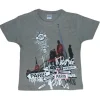 T-shirt gris paris city graph