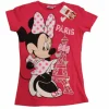 T-shirt Minnie Mouse Tour Eiffel Paillettes