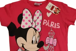 T-shirt Minnie Mouse Tour Eiffel Paillettes