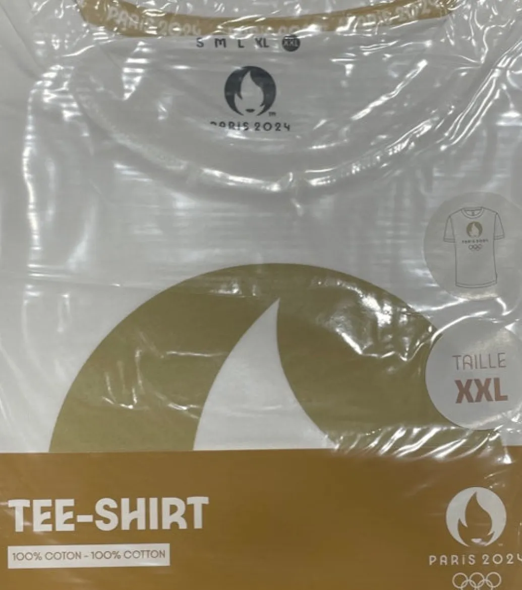 T-Shirt Paris 2024 logo Jeux Olympiques de Paris