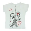 T-shirt Paris tour Eiffel coeur