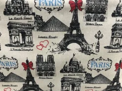 Valise souvenir de Paris Tour Eiffel et monuments