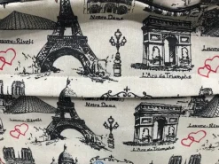 Valise souvenir de Paris Tour Eiffel et monuments