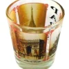 Verre à shot monuments de Paris encadrés
