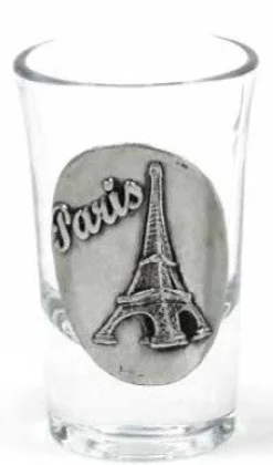 Verre à shot Paris détail métal